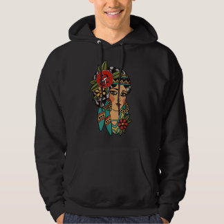 Veste À Capuche Dessin de tatouage traditionnel américain tête de