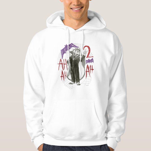 Veste À Capuche Dessin d'esquisse Count von Count B&W (Devant)