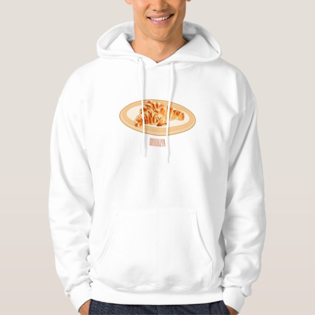 Veste À Capuche Dessin du Croissant (Devant)