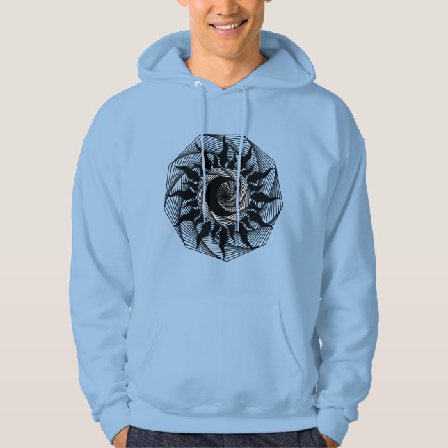 Veste À Capuche dessin géométrique (Devant)
