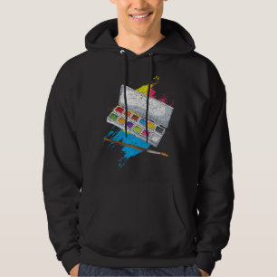 Veste À Capuche Dessin Peinture Doodling Peinture Artiste Palette