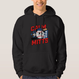 Veste À Capuche Dessine de Baseball Calmez Vos Gants de Cartoon