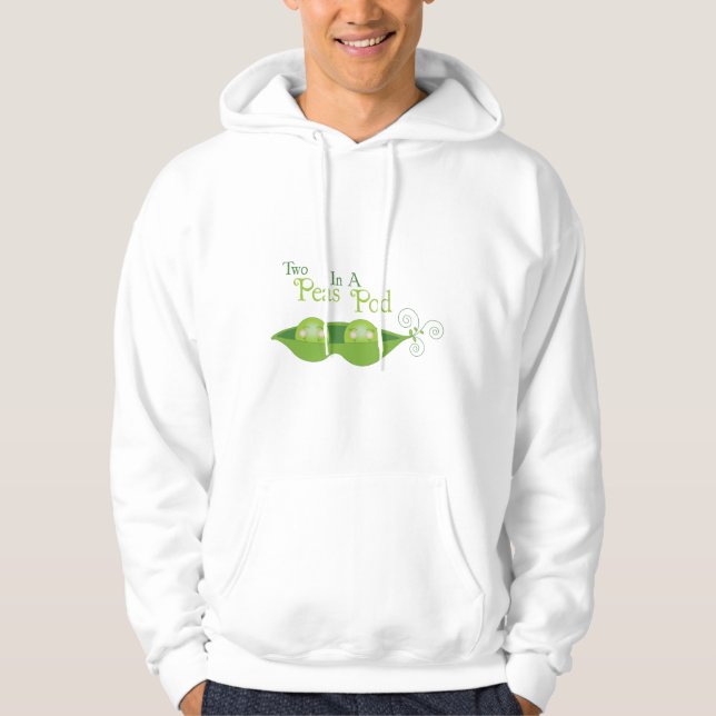 Veste À Capuche Deux petits pois dans un morceau (Devant)