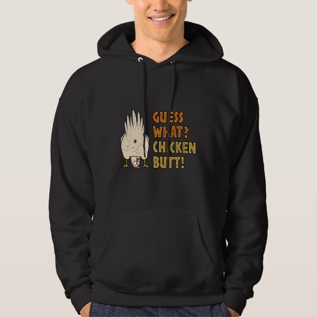 Veste À Capuche Devinez Ce Que Poulets Butt Explorer (Devant)