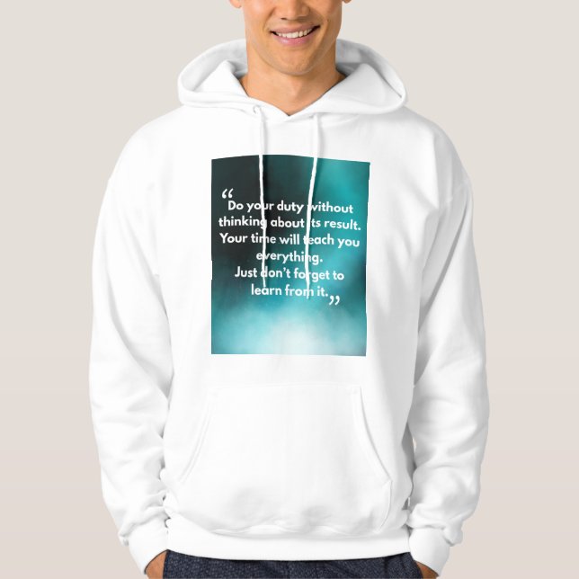 Veste À Capuche 🔥 Devis motivationnel (Devant)