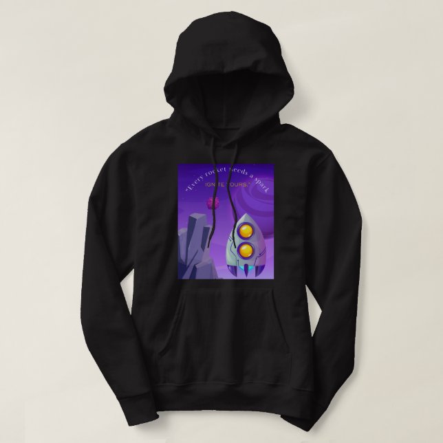 VESTE À CAPUCHE DEVIS SPATIAL (Design devant)