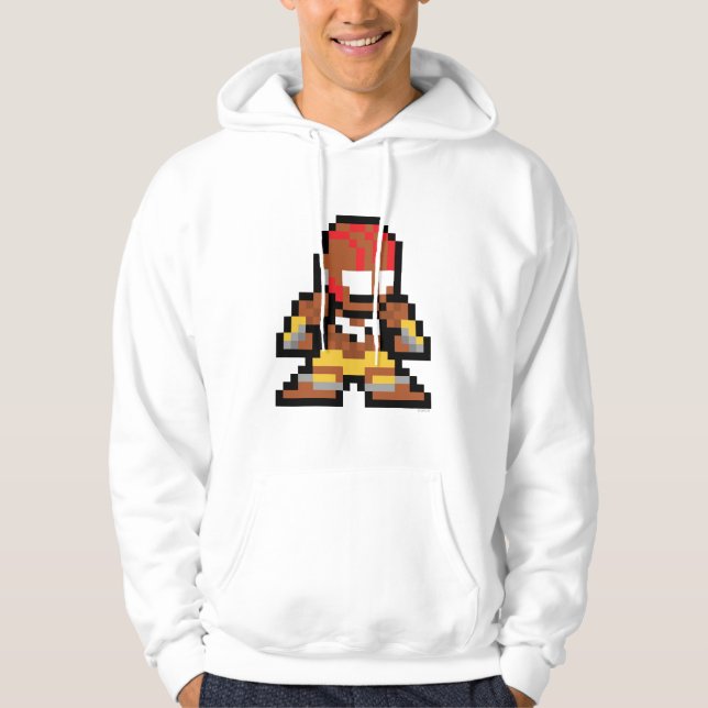 Veste À Capuche Dhalsim à 8 bits (Devant)