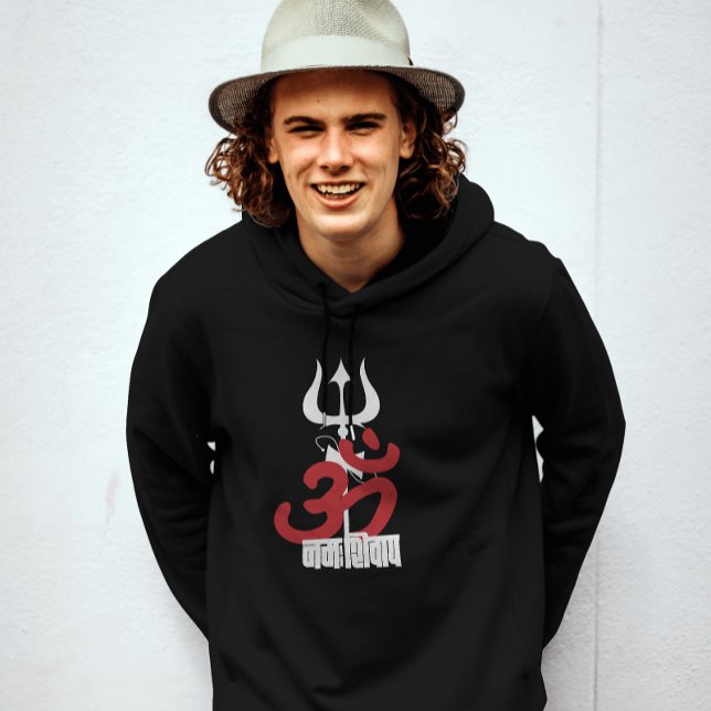 Veste À Capuche Dieu hindou Shiva Om Namah Shivay avec la chambre  (Créateur téléchargé)