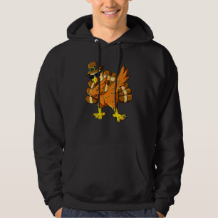 Veste À Capuche Dindon Dabbing de Thanksgiving Garçons Enfants Hom