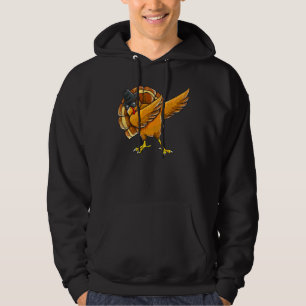 Veste À Capuche Dindon Dabbing Jour de Thanksgiving Pèlerin Garçon