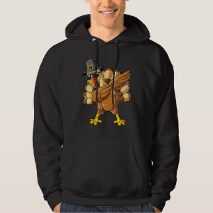 Veste À Capuche Dindon Dabbing Jour de Thanksgiving Pèlerin Garçon