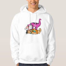 Dino Licking Fred Flintstone