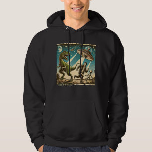 Veste À Capuche Dino UFO Selfie : Panique Vintage (Sweat - shirt à
