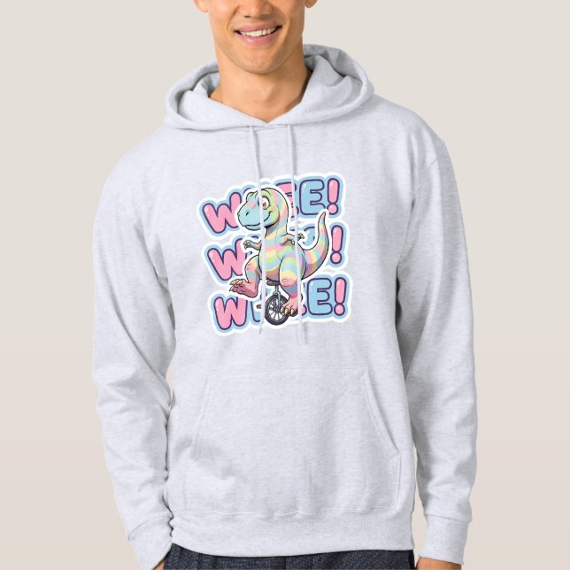 Veste À Capuche Dinosaure, roue!!! (Devant)
