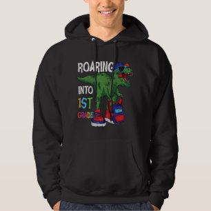 Veste À Capuche Dinosaure rugissant en 1re année Cadeau de rentrée