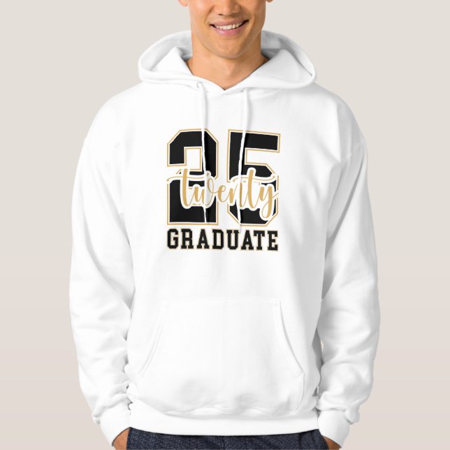 Veste À Capuche Diplômé 2025 (Devant)