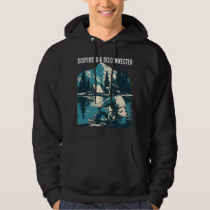 Veste À Capuche Dispersés et déconnectés Camping vintage en mont