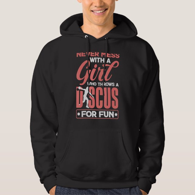 Veste À Capuche Disque Lancer Discus Thrower Track Et Field Fem (Devant)