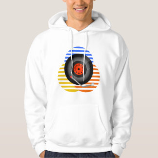 Veste À Capuche Disque Rétro
