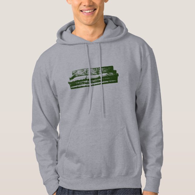 Veste À Capuche divan vert (Devant)