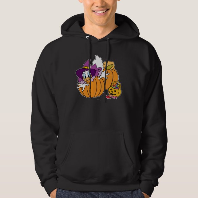 Veste À Capuche Donald Duck assis sur des Citrouilles (Devant)