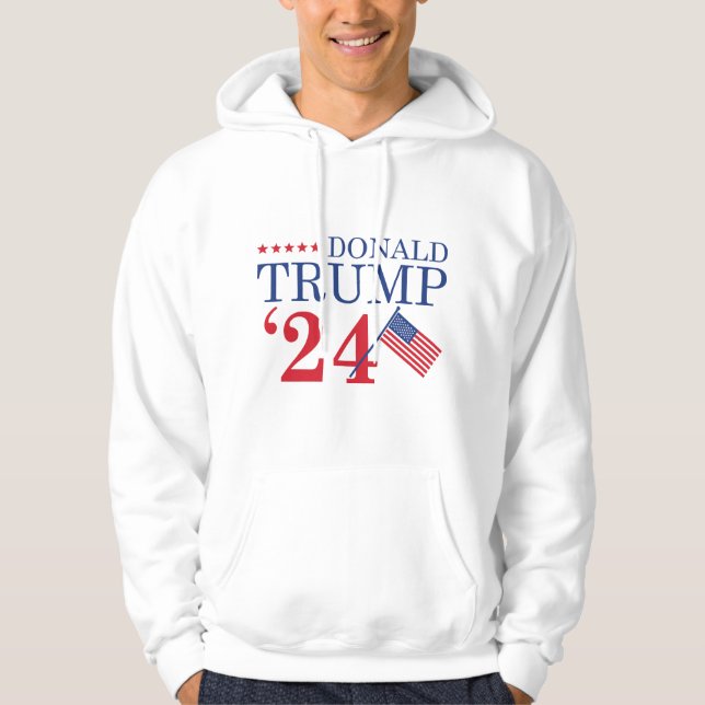 Veste À Capuche Donald Trump 2024 (Devant)