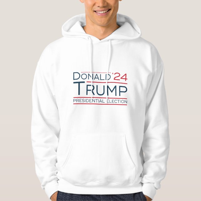 Veste À Capuche Donald Trump 2024 (Devant)