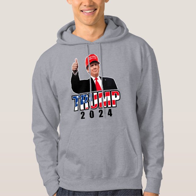 Veste À Capuche Donald Trump 2024 (Devant)