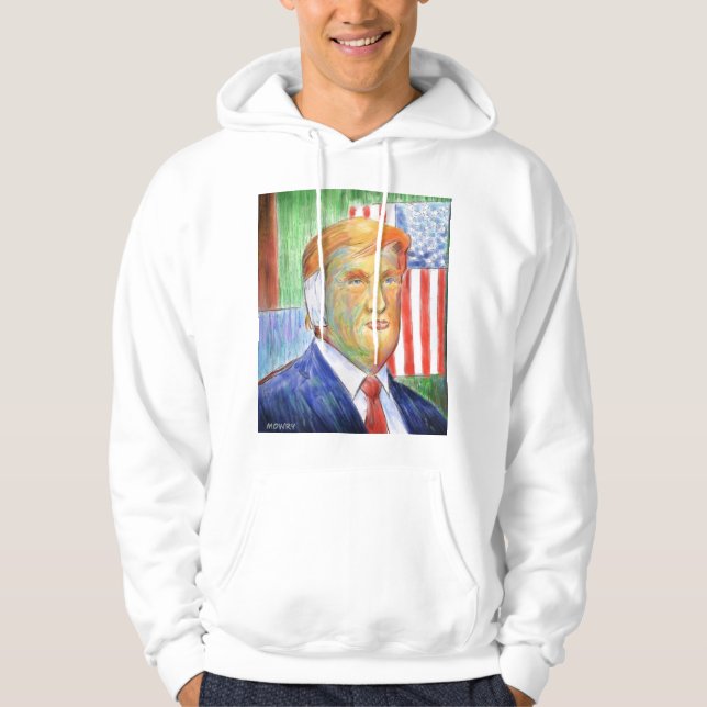 Veste À Capuche Donald Trump Van Gogh (Devant)