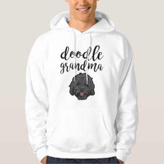 Veste À Capuche Doodle Grandma Cute Black Goldendoodle