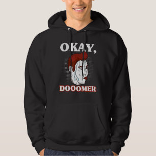 Veste À Capuche Doomer Wojak mème Messy Boomer Doomed Nihilist