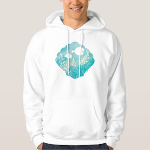 Veste À Capuche Dory et Nemo  Graphique de la coque aquarelle