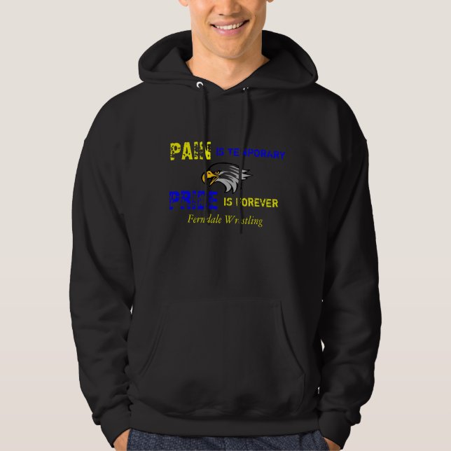 VESTE À CAPUCHE DOULEUR ET FIERTÉ (Devant)