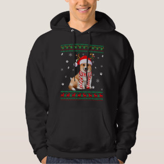 Veste À Capuche Doux moche Noël Corgi Chien Père Noël Reindeer