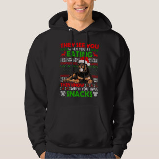Veste À Capuche Doux moche Rottweiler Ils Vous Voient Manger Chris