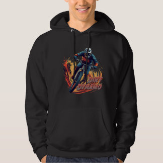 Veste À Capuche Downhill Graphic and Text