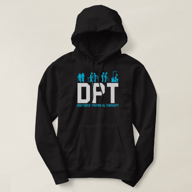 Veste À Capuche DPT Docteur en Physiothérapie Physiothérapie Premi (Design devant)