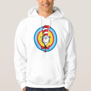 Veste À Capuche Dr. Seuss Graphisme de tête de Chat dans le Chap