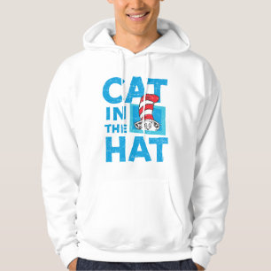 Veste À Capuche Dr. Seuss   Logo du Chat dans le Chapeau