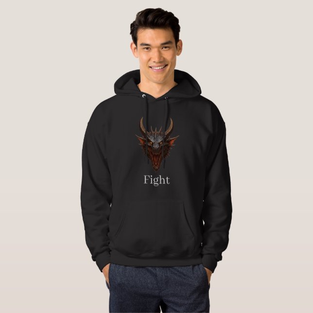 Veste À Capuche Dragon Hoodies (Devant entier)