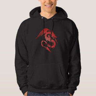 Veste À Capuche Dragon rouge