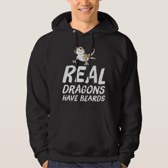 Veste À Capuche Dragons À Poitrine Véritables Dragons À Poitrine (Devant)