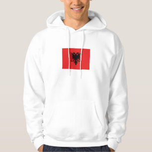 Veste À Capuche Drapeau albanais patriotique