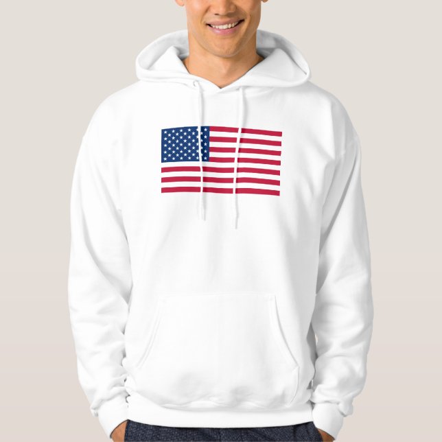 Veste À Capuche Drapeau américain (Devant)