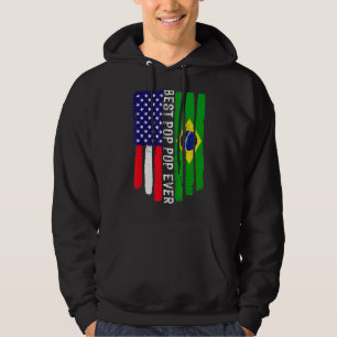 Veste À Capuche Drapeau américain et drapeau brésilien meilleur po