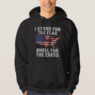 Veste À Capuche Drapeau Américain Je Me Trouve Pour Le Drapeau Et 
