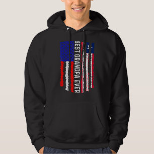 Veste À Capuche Drapeau américain Liberia Drapeau meilleur grand-p