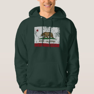 Veste À Capuche Drapeau Aptos de République de la Californie