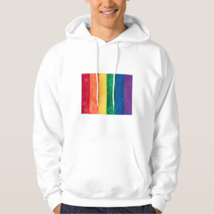 Veste À Capuche Drapeau arc-en-ciel gay pride