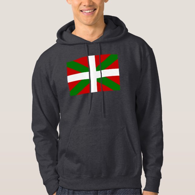 Veste À Capuche Drapeau Basque (Devant)